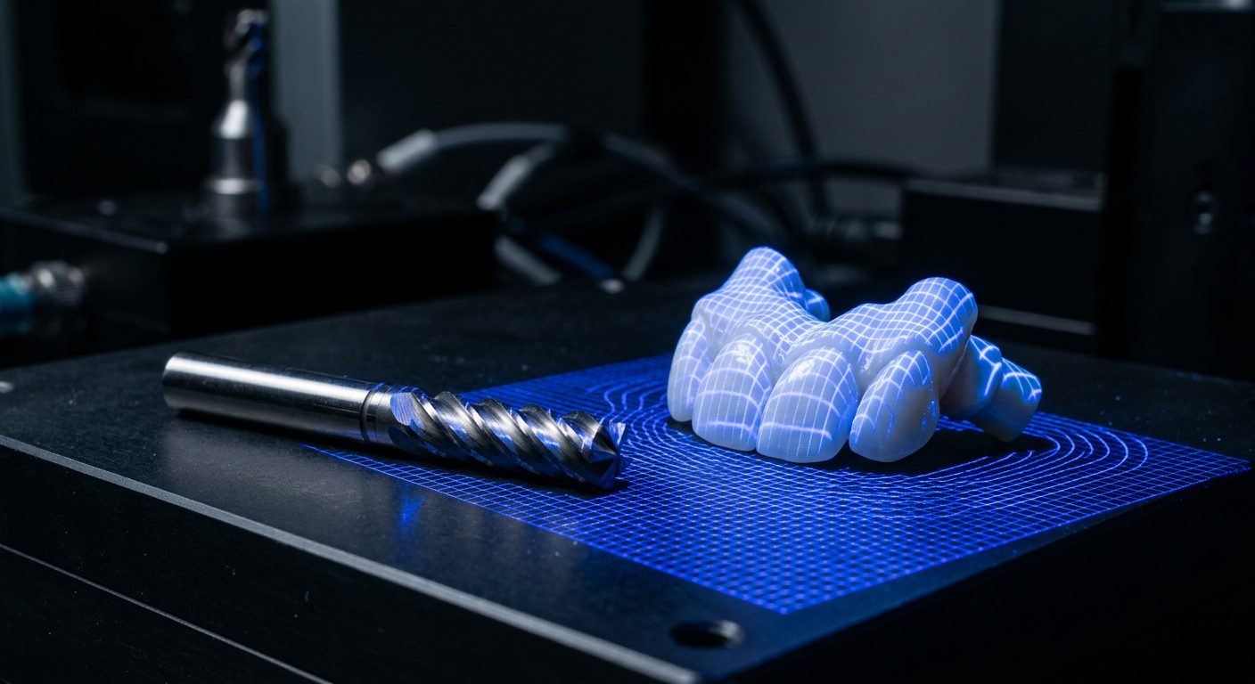 Dental scanner and Geomagic Control X used for tooling wear detection and baseline inspection, OptimumARC dental consulting