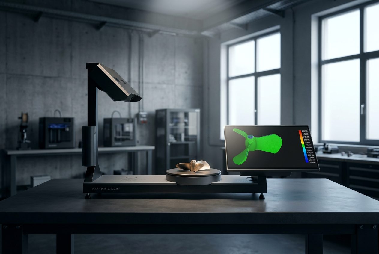 ScanHub 3D scanning kiosk